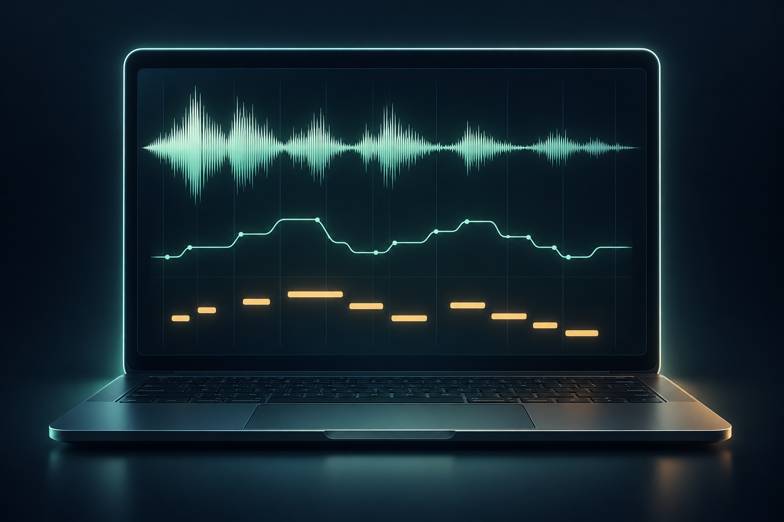Audio analysis taking place locally inside a web browser